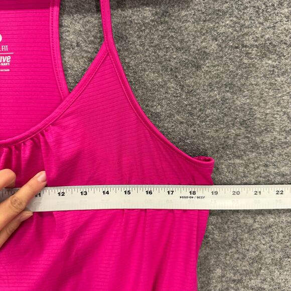 Old Navy Activewear Tank Women L Large Pink Loose Fit Sleeveless Racerback - Picture 5 of 7